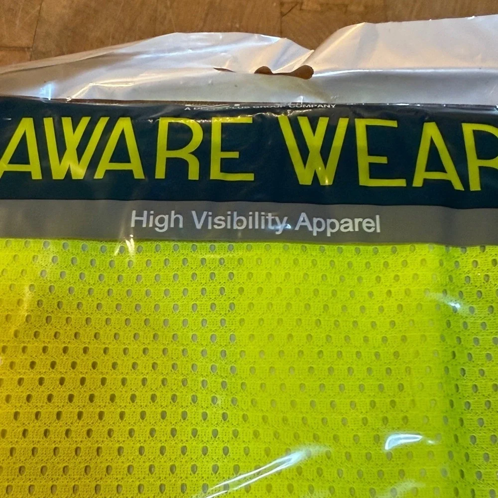 Delta Plus High Visibility Lime Vest Aware Ware High Visibility Wear 3 Pocket